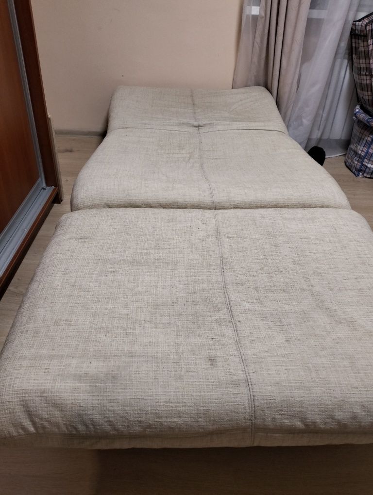 Ліжко розкладне : крісло+пуф/підніжка