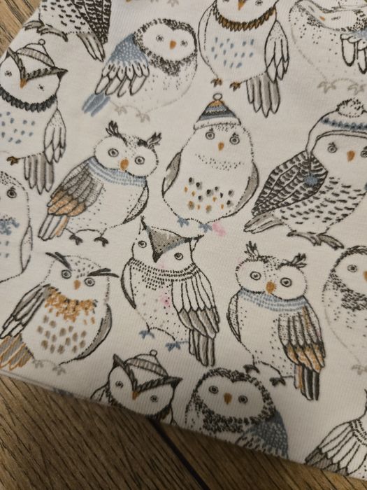 Czapka Newbie rozm. 52/54 sowy, 2-10 lat