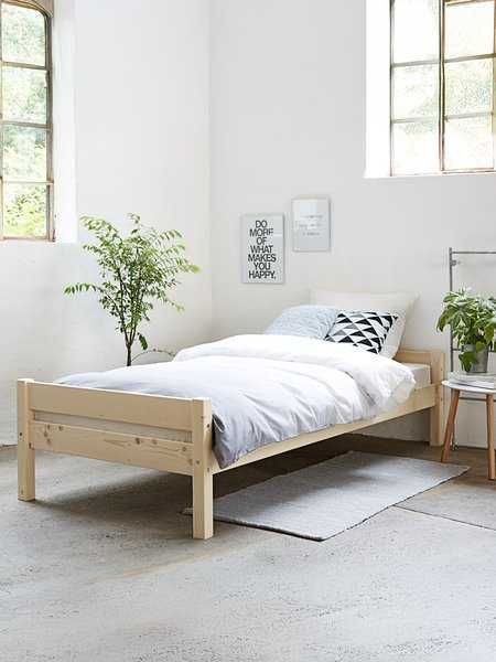 Łóżko 90x200 JYSK SALLINGE + stelaż