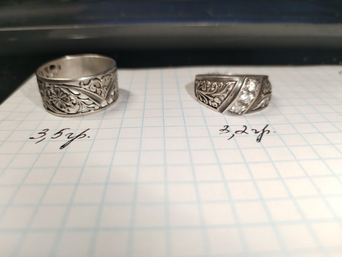 Кольцо серебряное женское