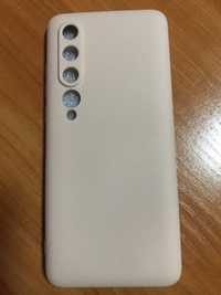 Чохол селіконовий на Xiaomi Mi 10, ніжно персиковий колір