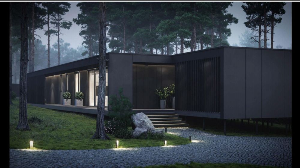 Продам участок в Обуховке в сосновом лесу с недостроем