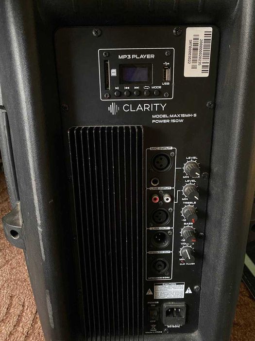 Комплект акустики Clarity MAX15MH-S (2 колонки + 2 стійки)