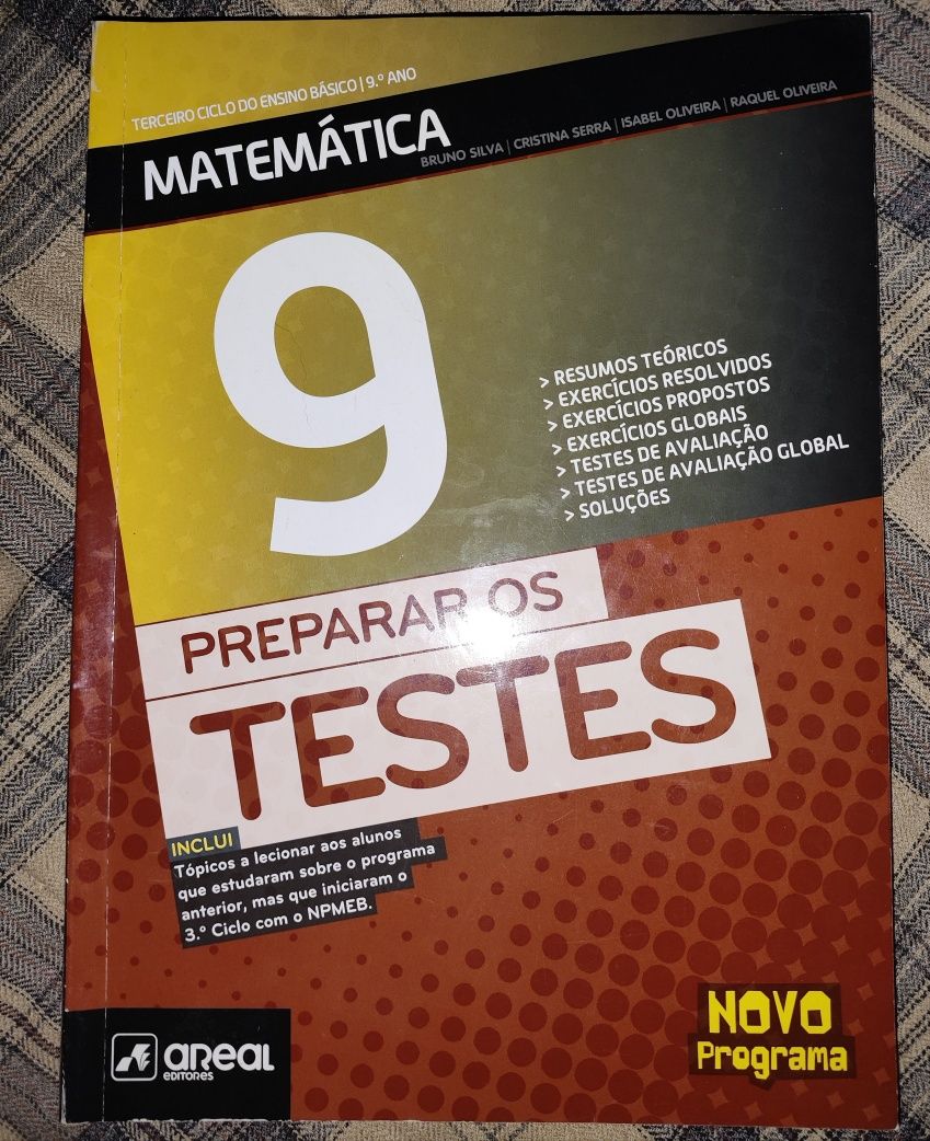 Livros Preparar os Testes de Ciências Naturais e Matemática 9°Ano