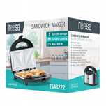 Nowy Opiekacz Teesa TSA3222 czarny 800 W
