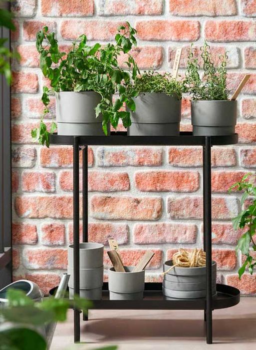 Stojak na doniczkę, do wewnątrz/na zewnątrz czarny OLIVBLAD IKEA