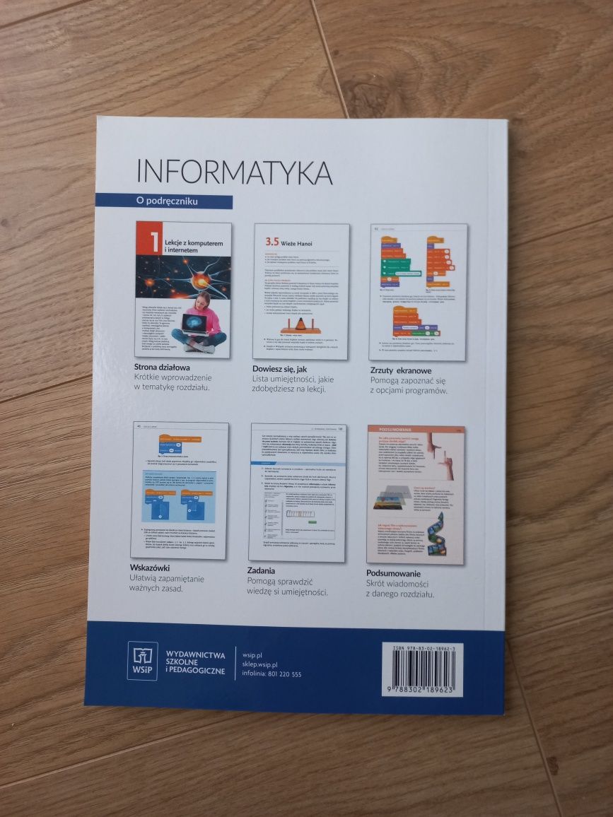 Podręcznik do informatyki klasa 7 wsip