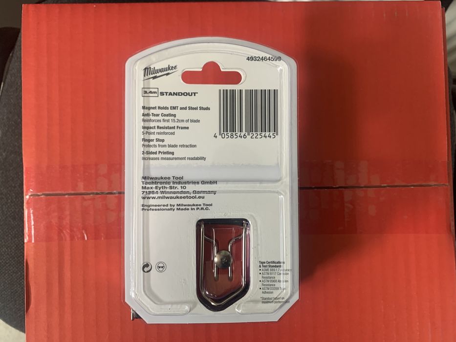 Рулетка Milwaukee Magnetic Premium, 5м (4932464599)