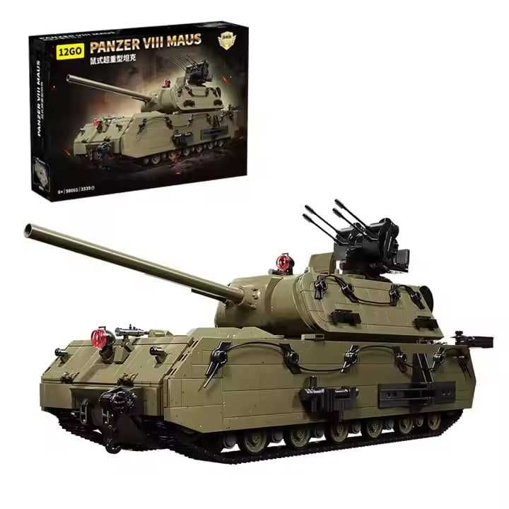 Конструктор Panzer VIII Maus , 3339 дет. На радіокеруванні. У коробці.