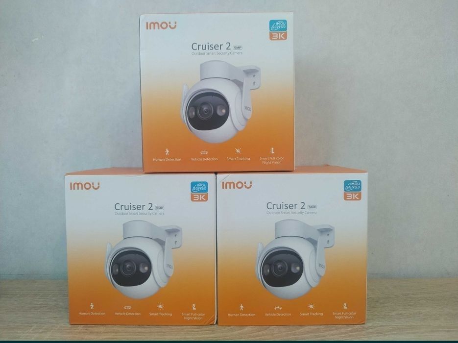 5МР/3K Відеокамера Imou Cell PT 2C 5МП Wi-Fi + акум + СОНЯЧНА ПАНЕЛЬ