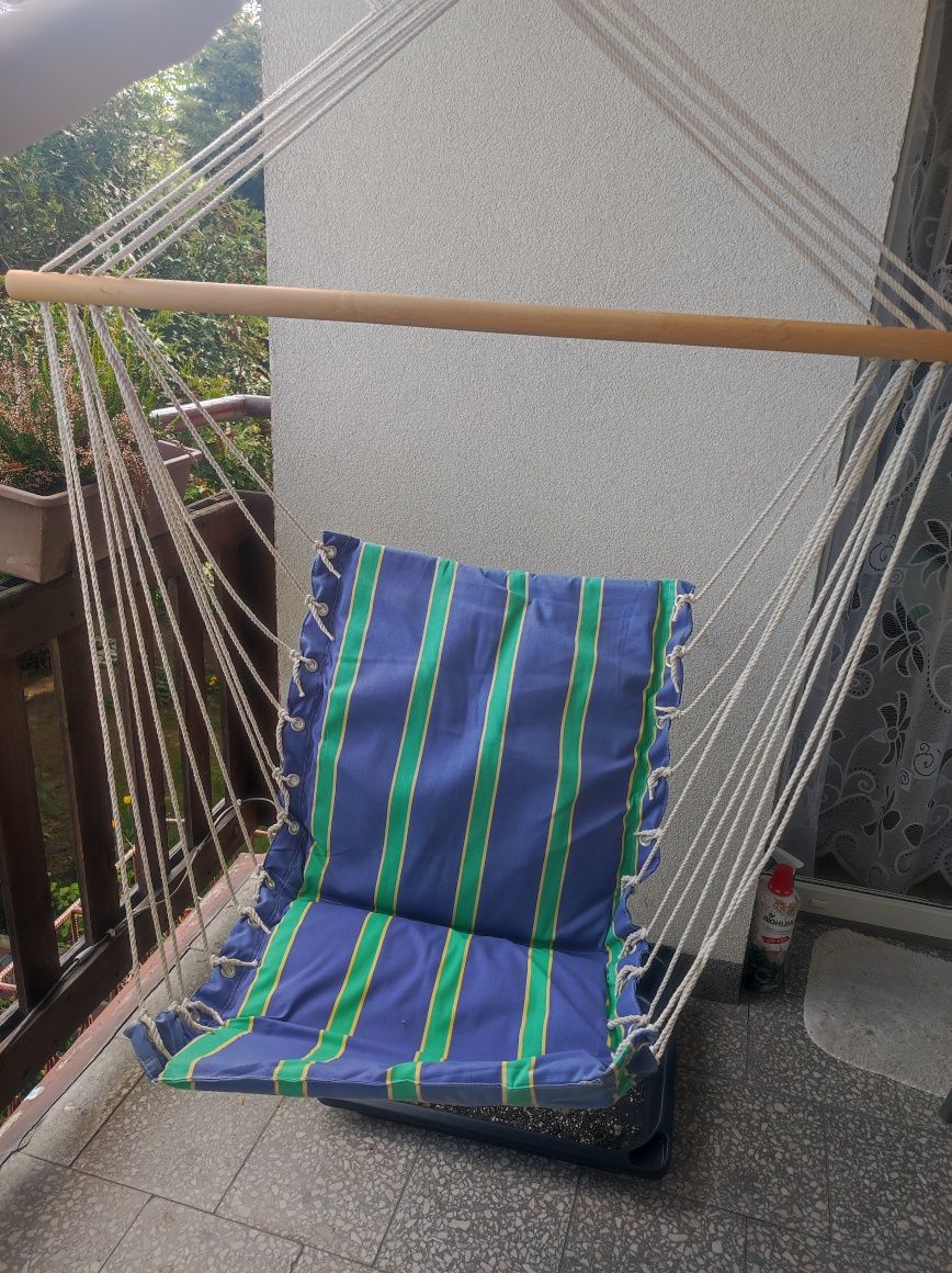 hamak krzesło brazylijskie na balkon