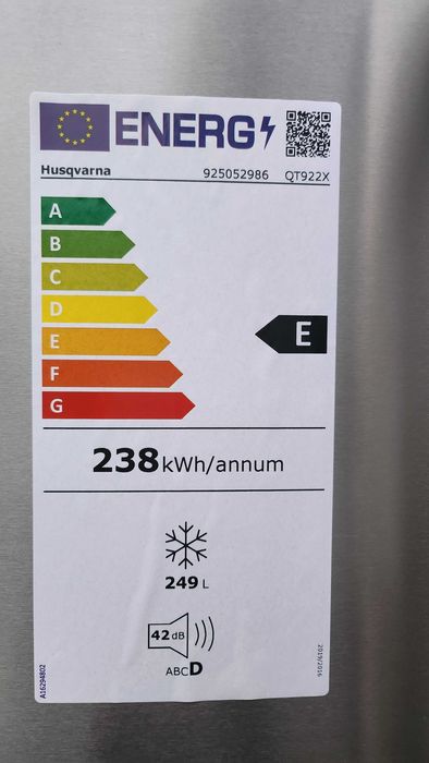 JANKI AGD Zamrażarka 250l Electrolux Husqvarna QT922X