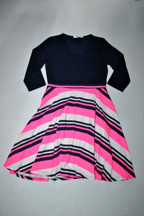 Платье с длинным рукавом для беременной розовое синее Яркое! Германия