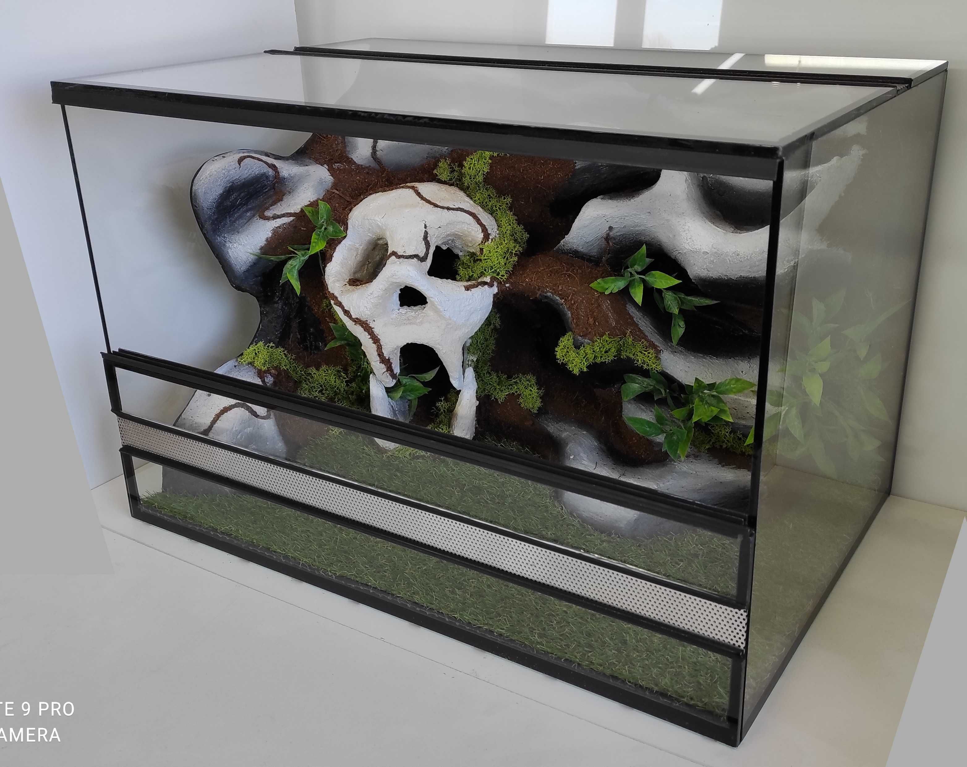 Terrarium dla węża, boa, pytona, zbożowego, TW08Cz, AquaWaves