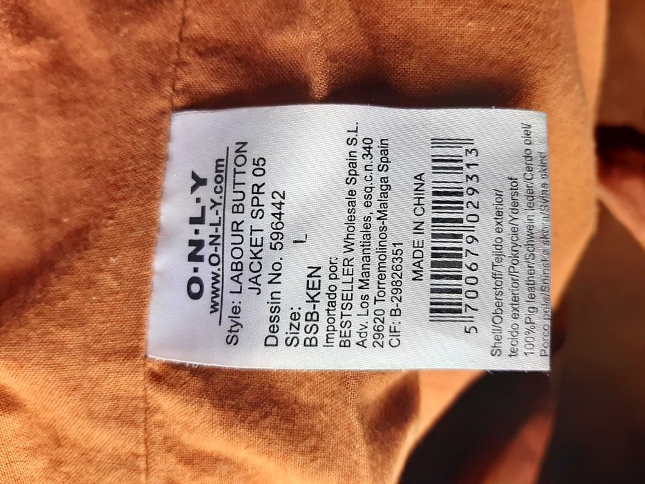 Женский кожаный пиджак