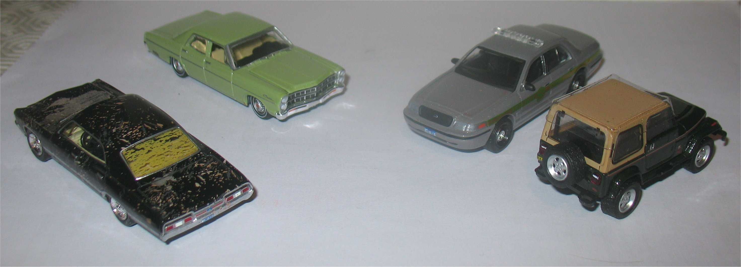 Greenlight - Supernatural - Four-Car Collector's Set - Limited Edition