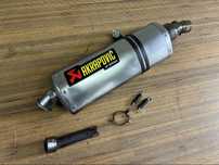 Kawasaki ER6N akrapovic wydech tłumik