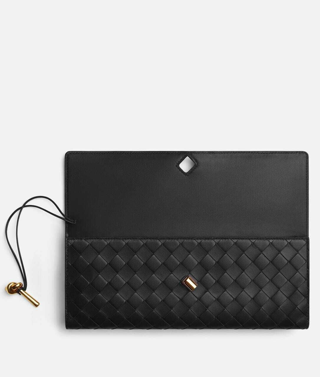 Сумка Bottega Veneta Long Clutch Andiamo With Handle Black