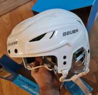 Nowy biały kask hokejowy Bauer HYPERLITE SR roz M/L