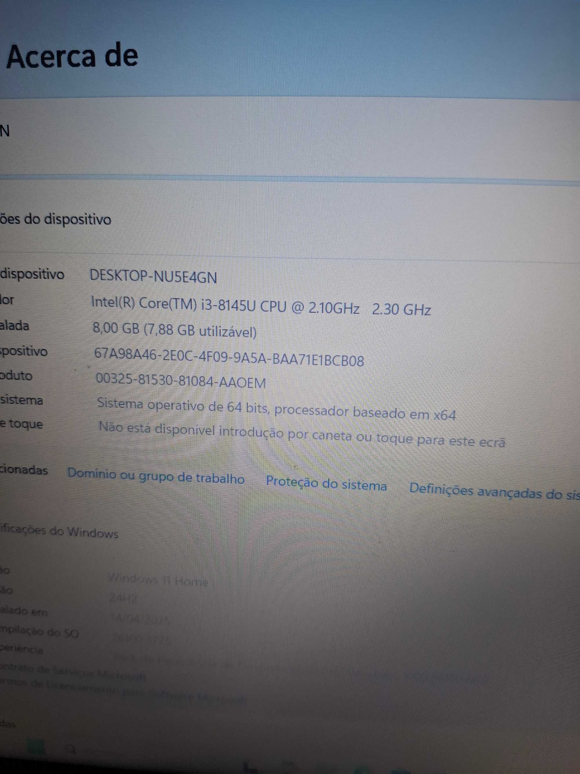 Lenovo Ideapad S145-15IWL i3-8145U 8GB 250GB SSD Windows 11 Home 140€