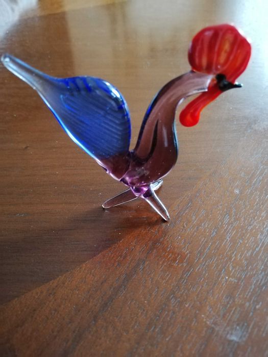 Фигурка цветное стекло " Петушок"
