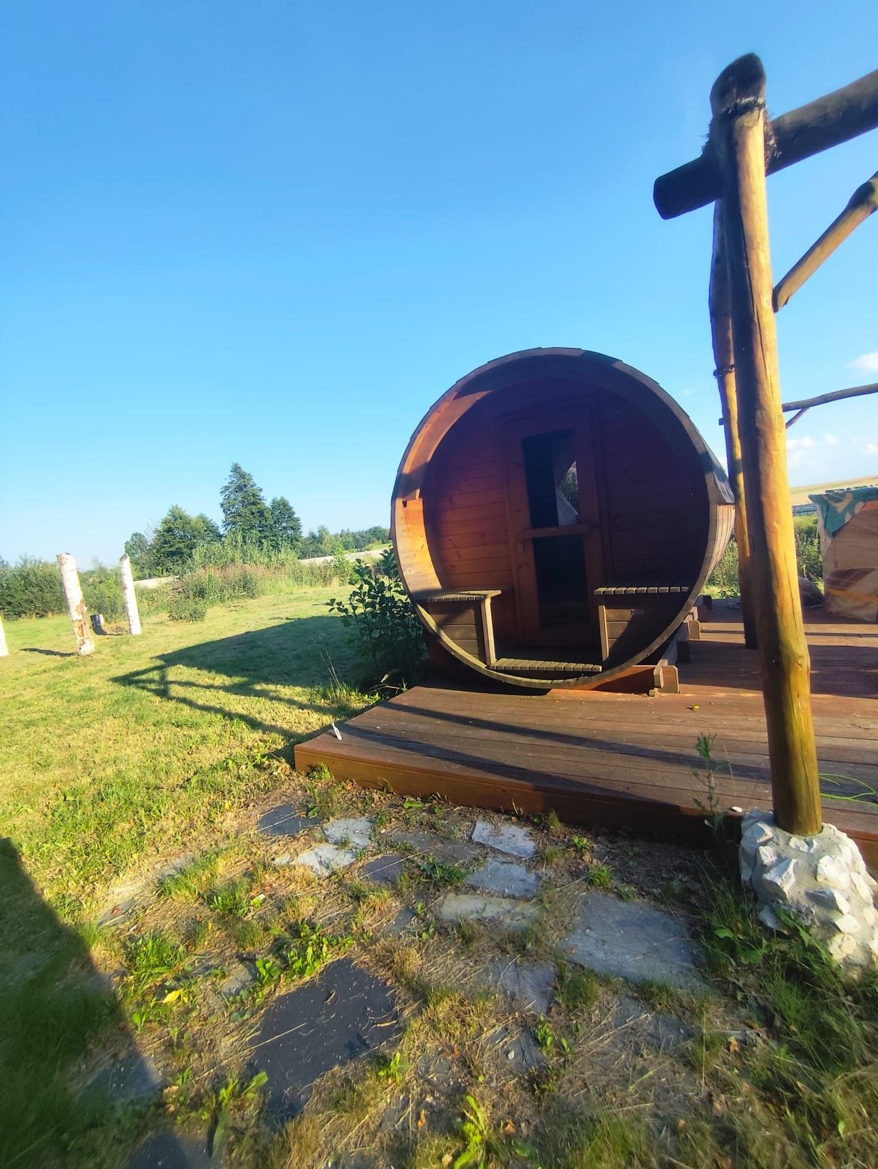 Pole namiotowe, kempingowe, łowisko, wakacje, kamper, nocleg