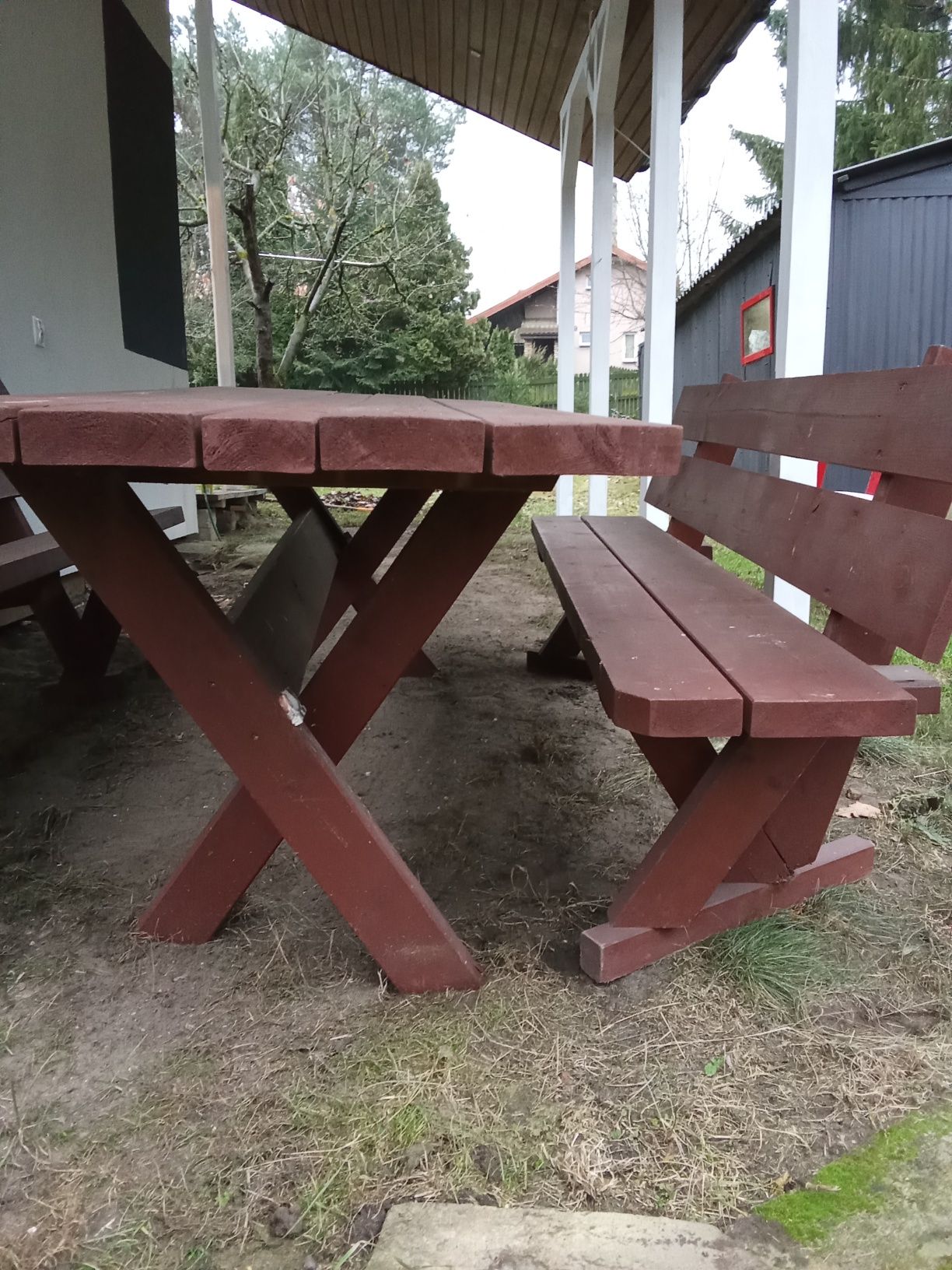 Stół ogrodowy tarasowy 212na 81 cm