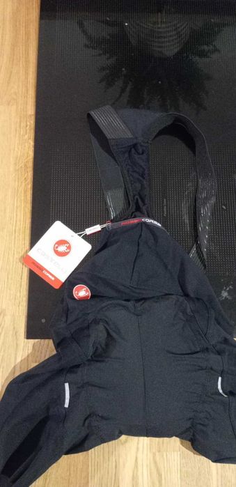 Spodenki rowerowe damskie z szelkami Castelli r.S