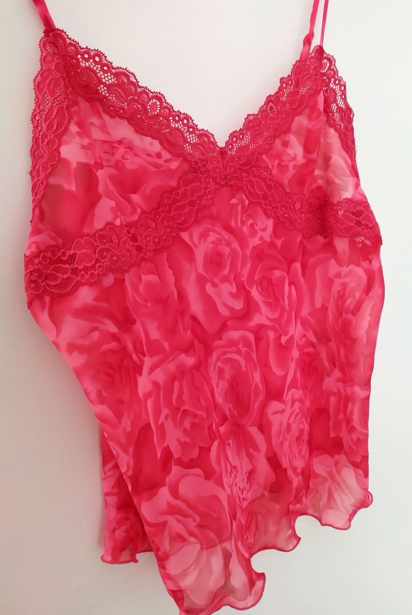 Hunkemöller ТОП Ночнушка красная нательное белье женское комбинация