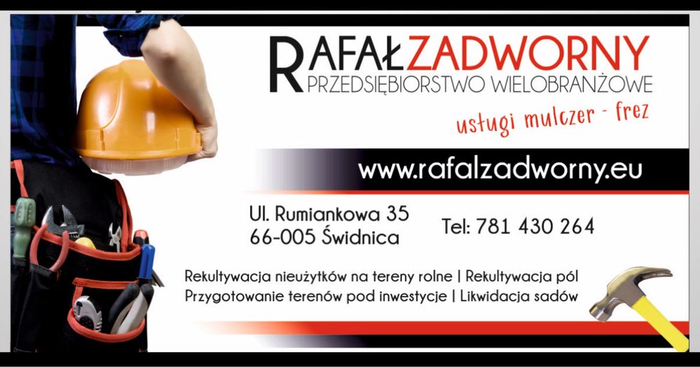 mulczowanie , karczowanie i wycinka drzew