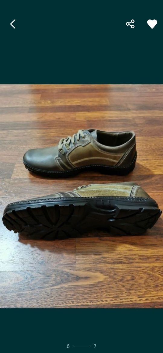 Joker Skórzane Buty Męskie Lekkie Wygodne
