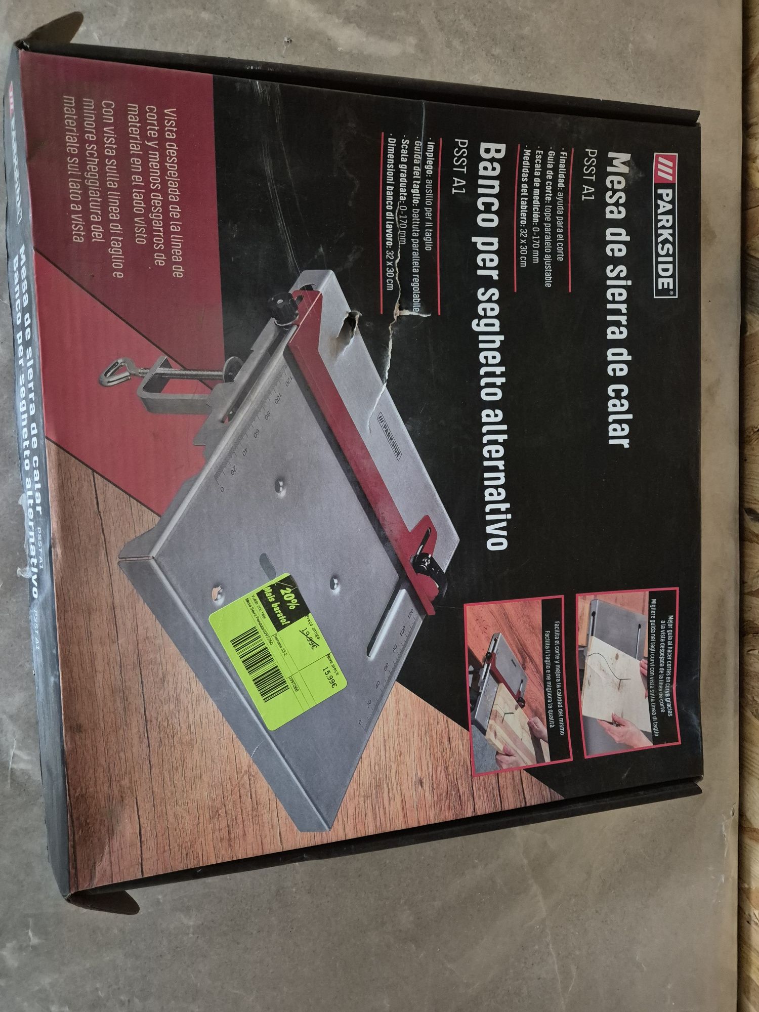 Mesa de cortar Lidl nova