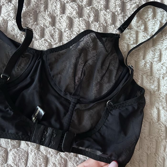 Топ прозорий чорний білизна Di Helen