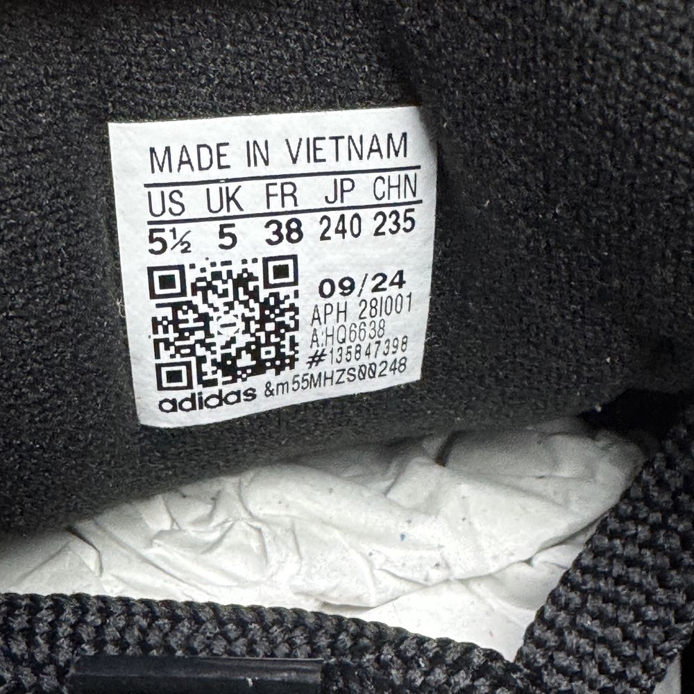 Чорні шкіряні кросівки Adidas Campus HQ6638 ОРИГІНАЛ 100% 38 р