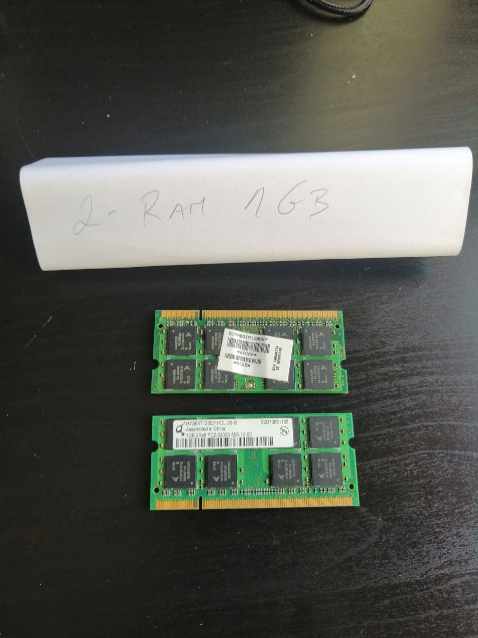 Memória RAM de 512 MB e 1 BG