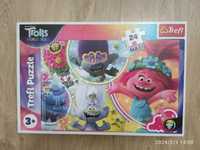 Trolle, Puzzle trefl maxi, 24 el., Trolls