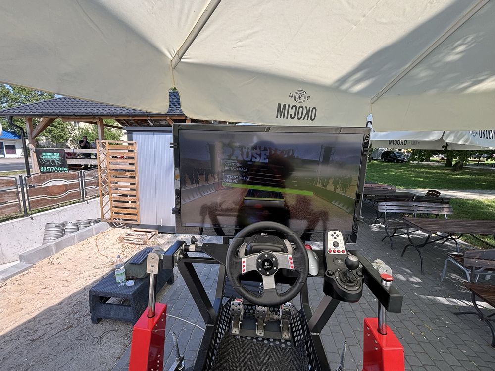Symulator wyscigowy Motion Sim 4Dof automat zarobkowy