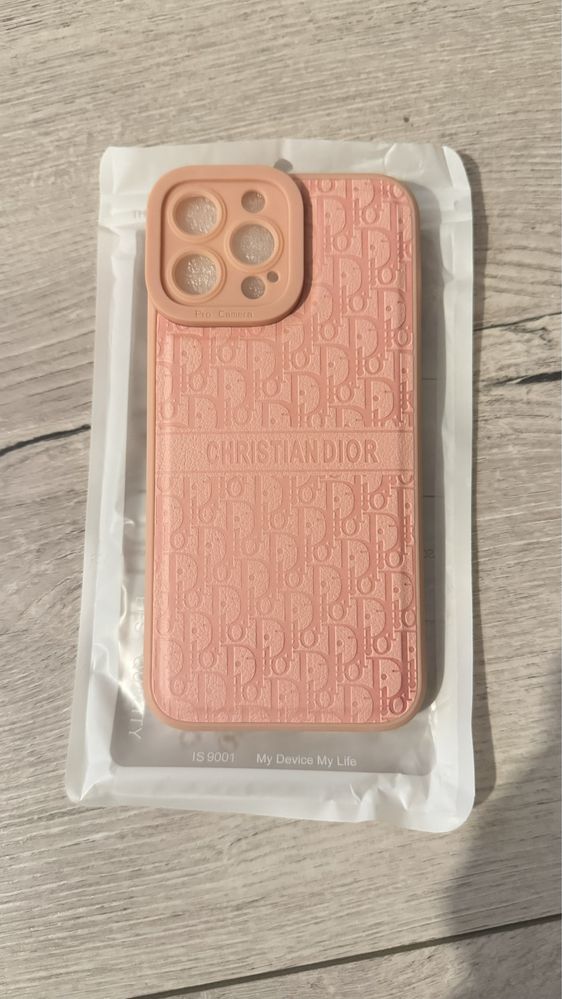 Nowe etui iPhone 13 Pro Max rożowe Christian Dior