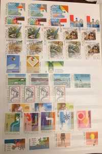 Séries, selos isolados e pares 1976 a 1977 (novos)