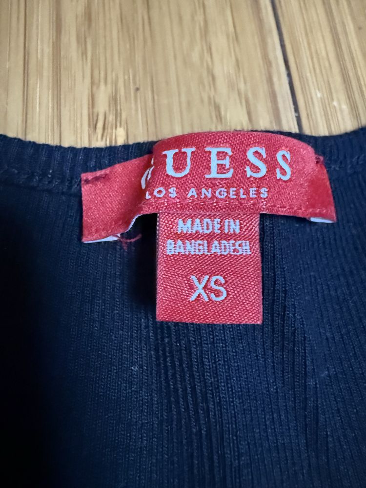 Guess czarna bokserka top damska koszulka