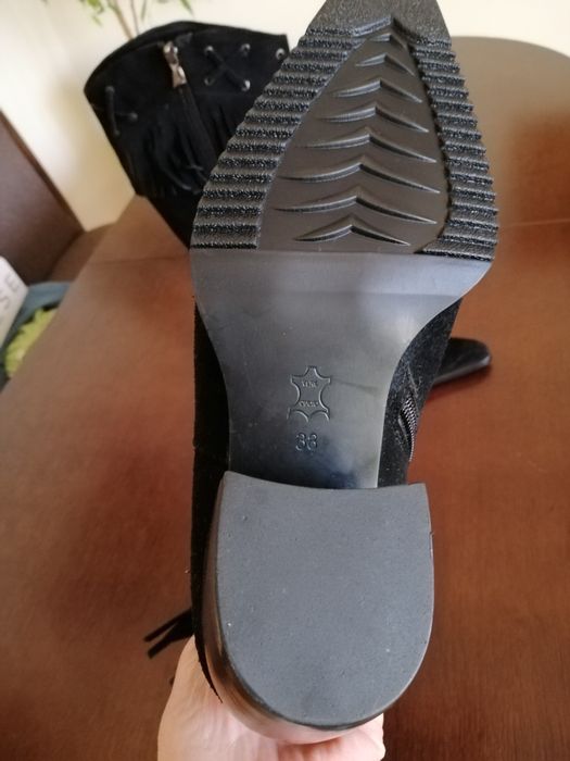 Чоботи зимові  натур. Замш 37р