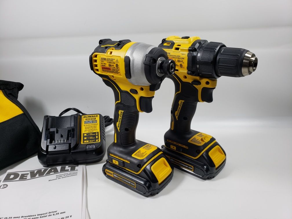 Набір шуруповертів DeWALT DCK278C2 (DCD708, DCF809) Made in Mexico