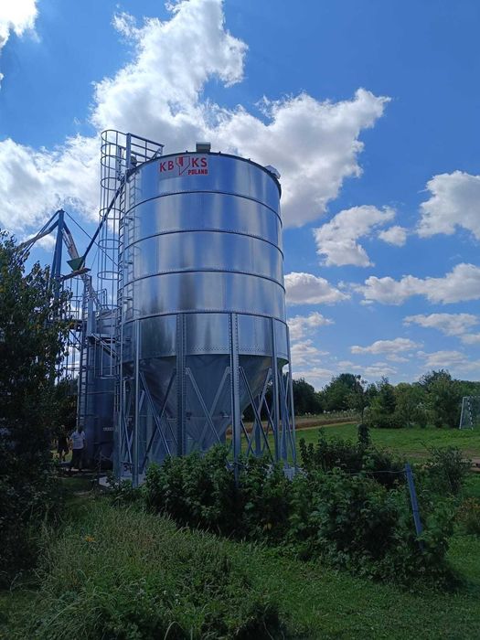 Silos lejowy 108t Średnica 5,5  wys 9,7m farmer KBKS POLAND NOWY MODEL