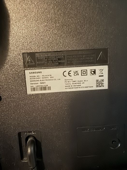 Soundbar Samsung HW-060C jeszcze na gwarancji
