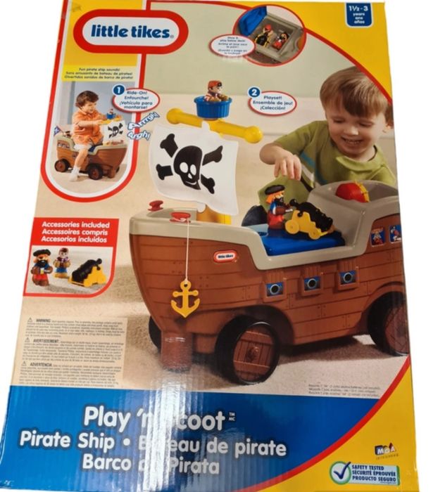 Dziecko Little Tikes Chodzik w kształcie łódki pirackiej