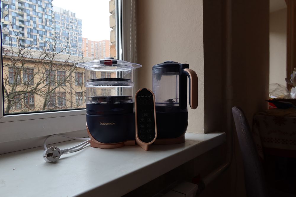 Babymoov Nutribaby+ (5-в-1) — пароварка + блендер