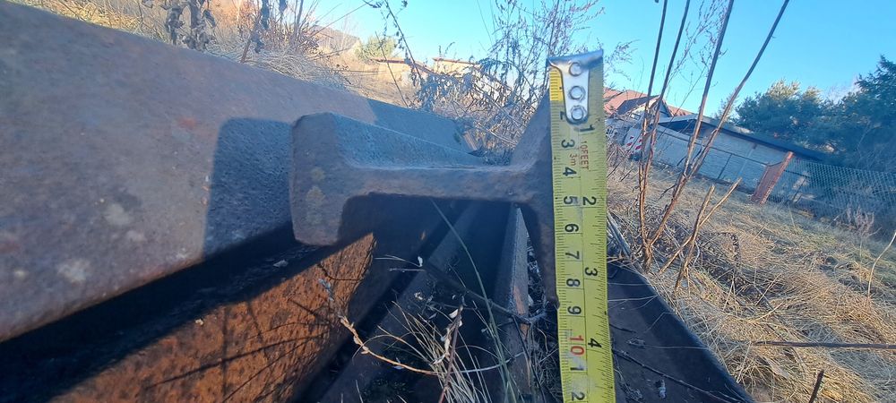 Szyny kolejowe wąskotorówka