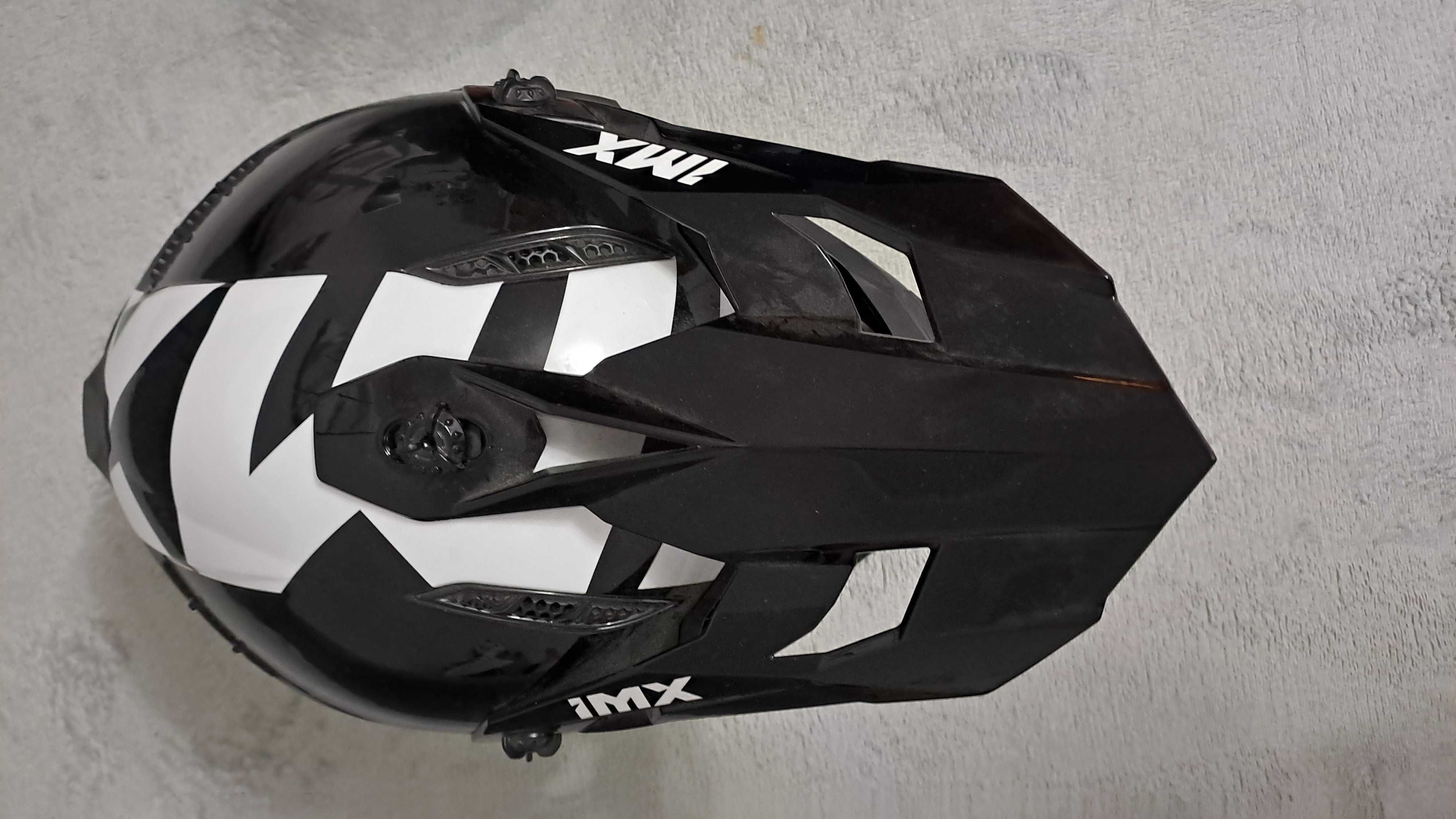 Kask motocyklowy - cross