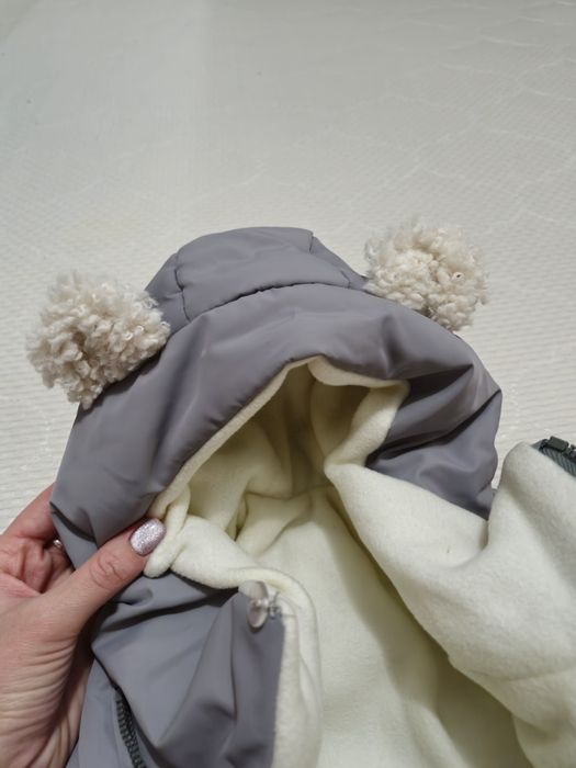 Новий зимовий дитячий комбінезон 68 розмір. Зимовий чоловічок