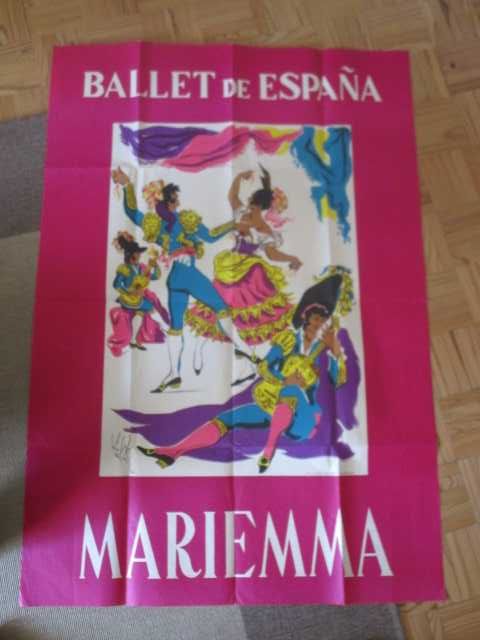 ballet grande cartaz Ballet Nacional Espanha 1961